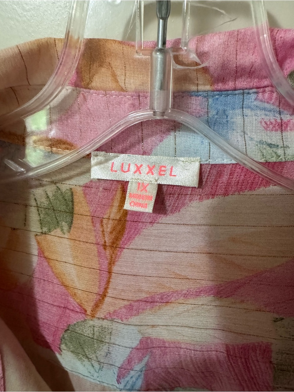 NWOT Luxxel Pink Multi-Color Floral Tie-Waist Mini Dress - Picture 2 of 9